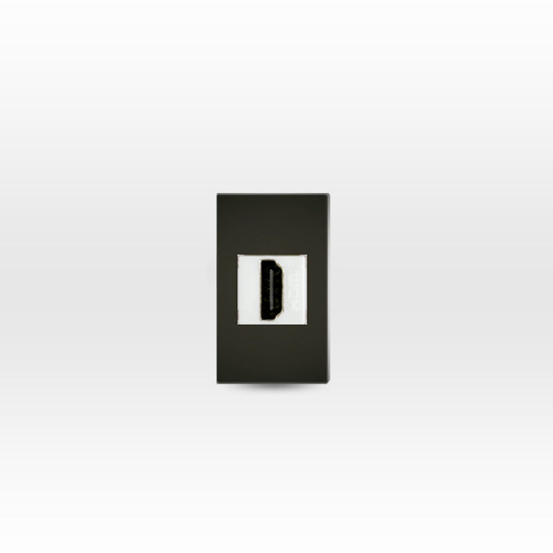 Módulo conector HDMI café