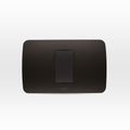 Interruptor simple 9/24 10A 250V grafito armado - Miniatura 1
