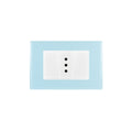 Toma corriente simple 10A 250V CRYSTAL armado - Miniatura 1