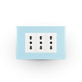 Toma de corriente TRIPLEX 10/16A 250V CRYSTAL armado - Miniatura 1