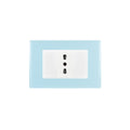 Toma corriente simple 10/16A 250V CRYSTAL armado - Miniatura 1