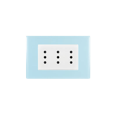 Toma de corriente TRIPLEX 10A 250V CRYSTAL