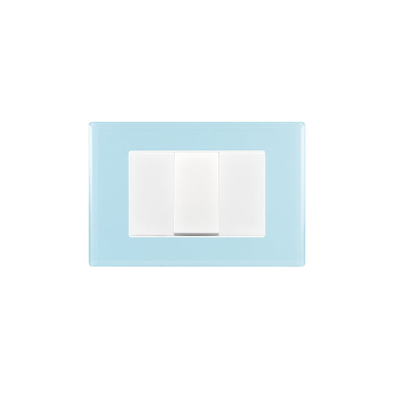 Interruptor simple 9/12 10A 250V CRYSTAL armado