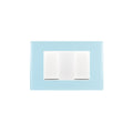 Interruptor doble 9/15 10A 250V CRYSTAL armado - Miniatura 1