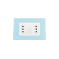 Toma corriente doble 10A 250V CRYSTAL armado - Miniatura 1