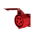 Enchufe industrial hembra embutida IP44, 32A, 380V, 3P+N+T - Miniatura 1