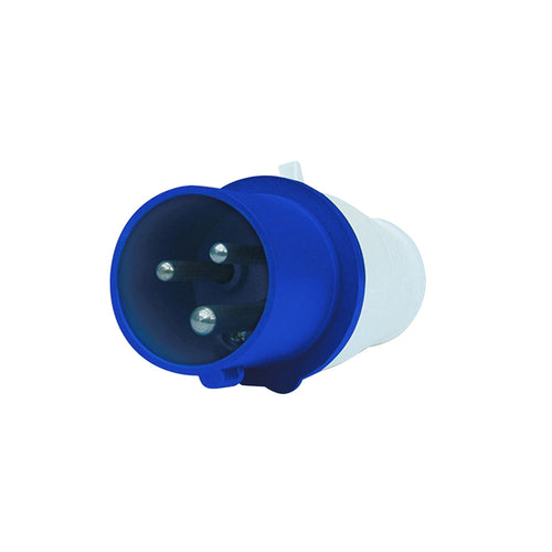 Enchufe industrial macho volante IP44, 32A, 220V, 2P+T