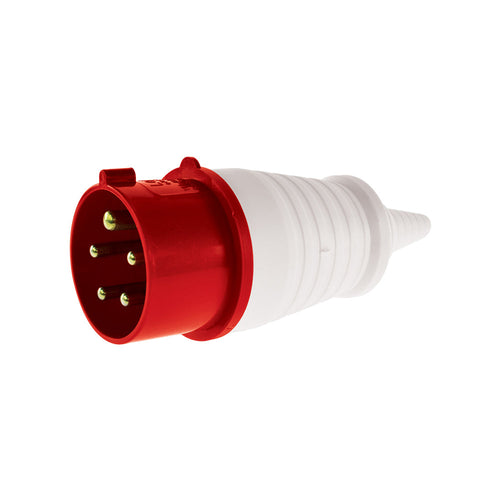 Enchufe industrial macho volante IP44 32A 380V 3P+N+T