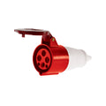 Enchufe industrial hembra volante IP44, 16A, 380V, 3P+T - Miniatura 1