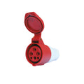 Enchufe industrial hembra volante IP44, 16A, 380V, 3P+N+T - Miniatura 1