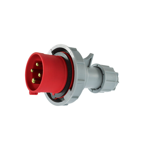 Enchufe industrial macho volante IP67, 16A, 380V, 3P+T