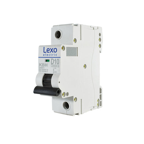 Interruptor automático 1X10A curva D 20KA