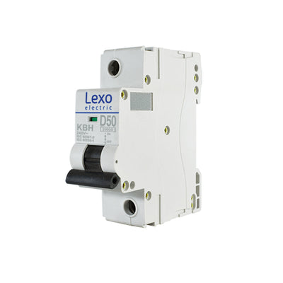 Interruptor automático 1X50A curva D 20KA
