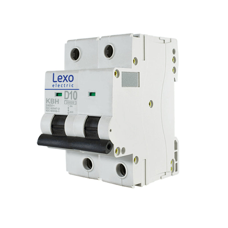 Interruptor automático 1P+N 10A curva D 20KA