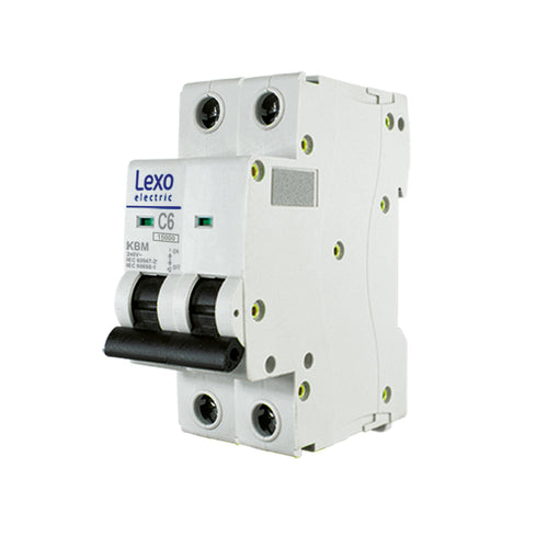 Interruptor automático 1P+N 6A curva C 15KA