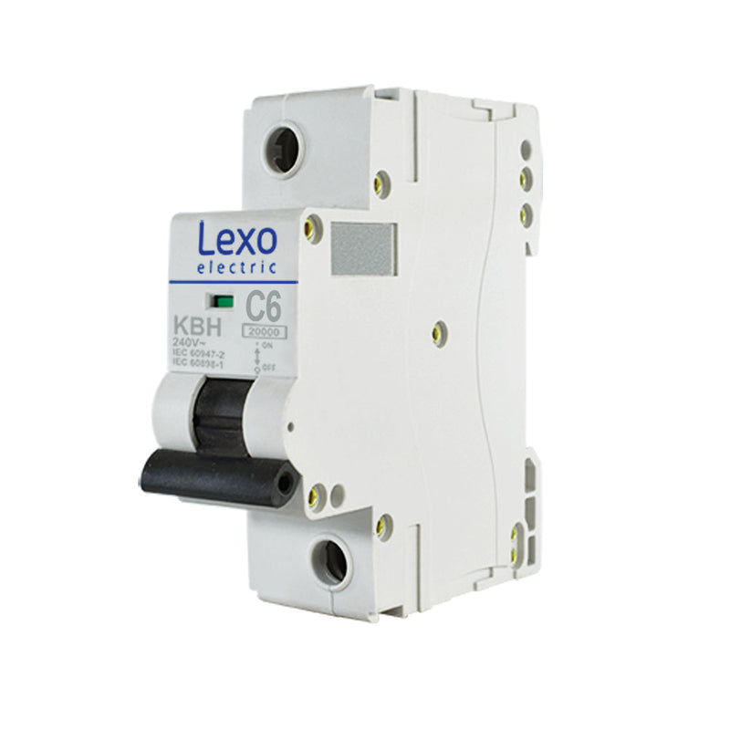 Interruptor automático 1X6A curva C 20KA
