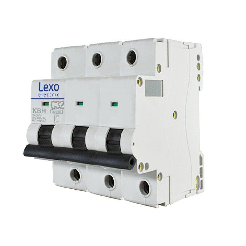 Interruptor automático 3X32A curva C 20KA