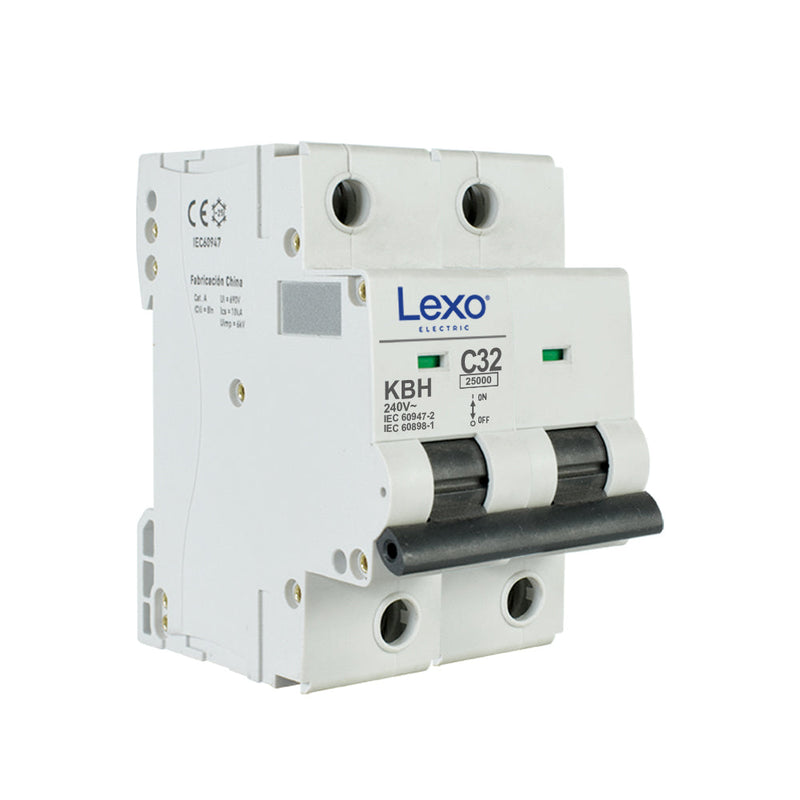 Interruptor automático 1P+N 32A  curva C 25kA