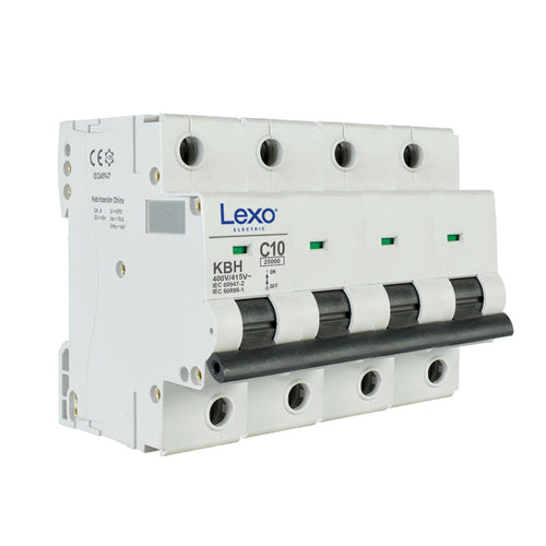 Interruptor automático 4X16A  curva C 25kA