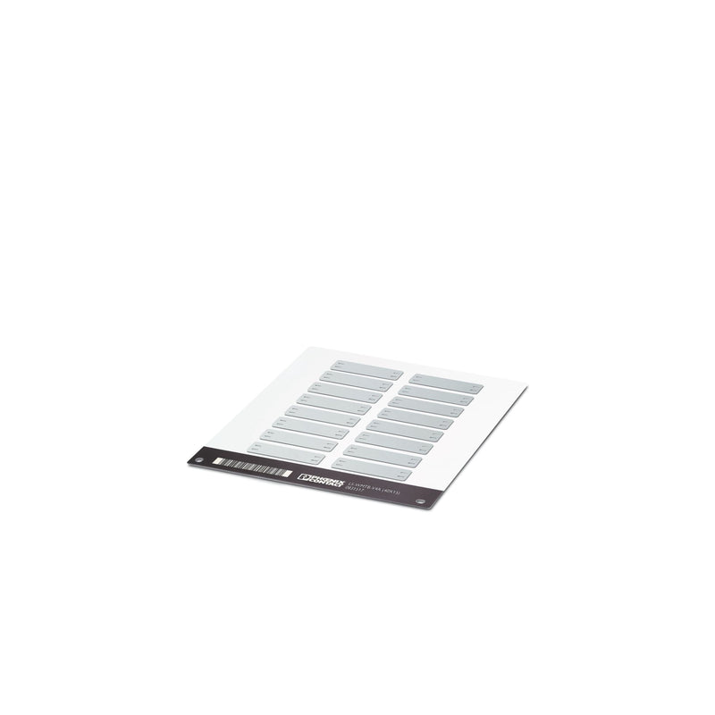 PC MARCA NO/ADH ACERO INOX 40X15MM PLACA/16UN PLATEADO 83151794 Phoenix Contact