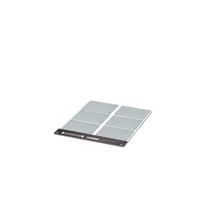 PC MARCA NO/ADH ALUMINIO 75,6X54MM PLACA/6UN ALUM 83161894 Phoenix Contact