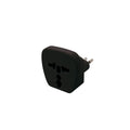 Adaptador universal 10A, 250V, 2P, negro - Miniatura 1