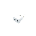 Adaptador americano 10A, 250V, 2P, blanco - Miniatura 1