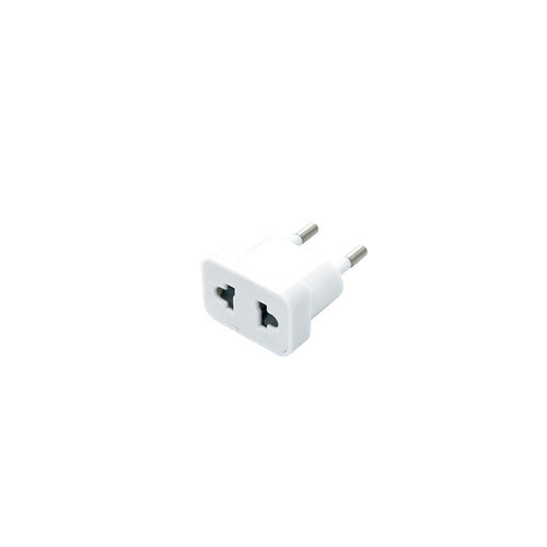 Adaptador americano 10A, 250V, 2P, blanco