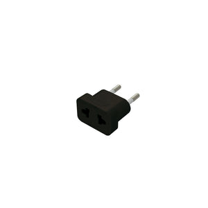 Adaptador americano 10A, 250V, 2P, negro