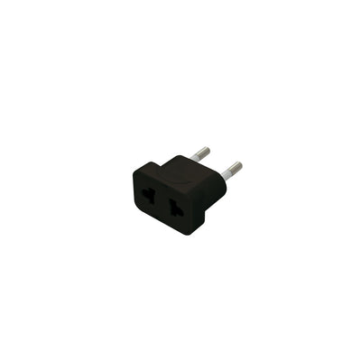 Adaptador americano 10A, 250V, 2P, negro