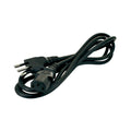 Cable fuente de poder múltiples usos, negro, 1,8m, 2P+T, 10A - Miniatura 1